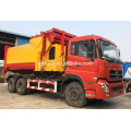 6X4 unidad Dongfeng gancho brazo camión de basura / camión de basura sellado / compresor camión de basura / camión de basura compacto / brazo oscilante